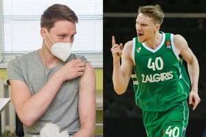 Žalgirietis M. Grigonis ragina pasitikėti medicina: „Ėjau skiepytis su idėja, kad galiu tapti pavyzdžiu“