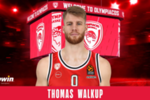 Oficialu: Thomasas Walkupas sukirto rankomis su „Olympiakos“