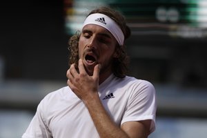 Dovydas sulaukė savo Galijoto: į „Roland Garros“ finalą prasimušė taip aukštai dar nebuvęs S. Tsitsipas