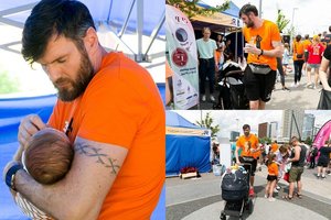 Renginyje su sūneliu pasirodęs Kšištofas Lavrinovičius ištirpdė širdis