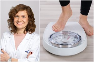 Gydytoja paaiškino, kaip atskirti svorio padidėjimą ir nutukimą