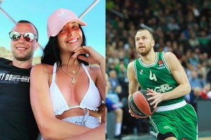 Ypatinga akimirka: žalgiriečiui L. Lekavičiui ir jo meilei Melinai gimė mergytė