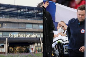 Ch. Eriksenas jau pats kvėpuoja ir net kalba: širdies ligų ekspertas įvertino, kas galėjo įvykti