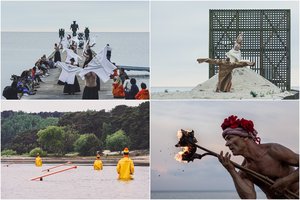 Neringa nėrė į kultūros sostinės metus nuo Nidos molų