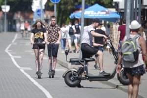Šventoji poilsiautojus pasitinka ir staigmenomis:  dėl vienos naujovės šio kurorto siūlo nebevadinti kaimu