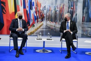 G. Nausėda susitiko su J. Bidenu: turėjo vieną prašymą