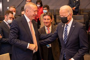 R. T. Erdoganas: derybos su J. Bidenu buvo „vaisingos ir nuoširdžios“