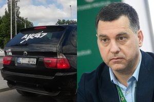 Kalašnikovo automato lipdukas išgąsdino vairuotojus: „Ar tai įspėjimas?“