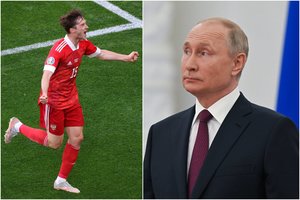 Pirmoji Rusijos „Euro 2020“ pergalė sulaukė ir V. Putino dėmesio
