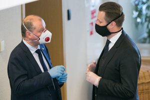 G. Landsbergis opozicijos grasinimą dėl Ž. Pavilionio vadina „nugrota plokštele“