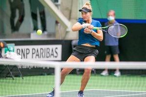 Lietuvos tenisininkės – Billie Jean King taurės turnyro atkrintamosiose varžybose