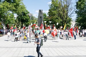 Vieno prie Vyriausybės protestavusio jaunuolio byla teisme atsidūrė per dvi dienas