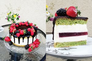 Tortas „Smaragdinis“ nustebins nuostabia spalva ir netikėtu skoniu