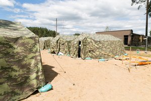 Seimo kontrolierių įstaigos atstovas: palapinės migrantams – trumpalaikis sprendimas