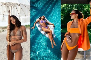 Karolina Meschino kviečia karštam vasaros romanui: pristatė naują maudymosi kostiumėlių kolekciją