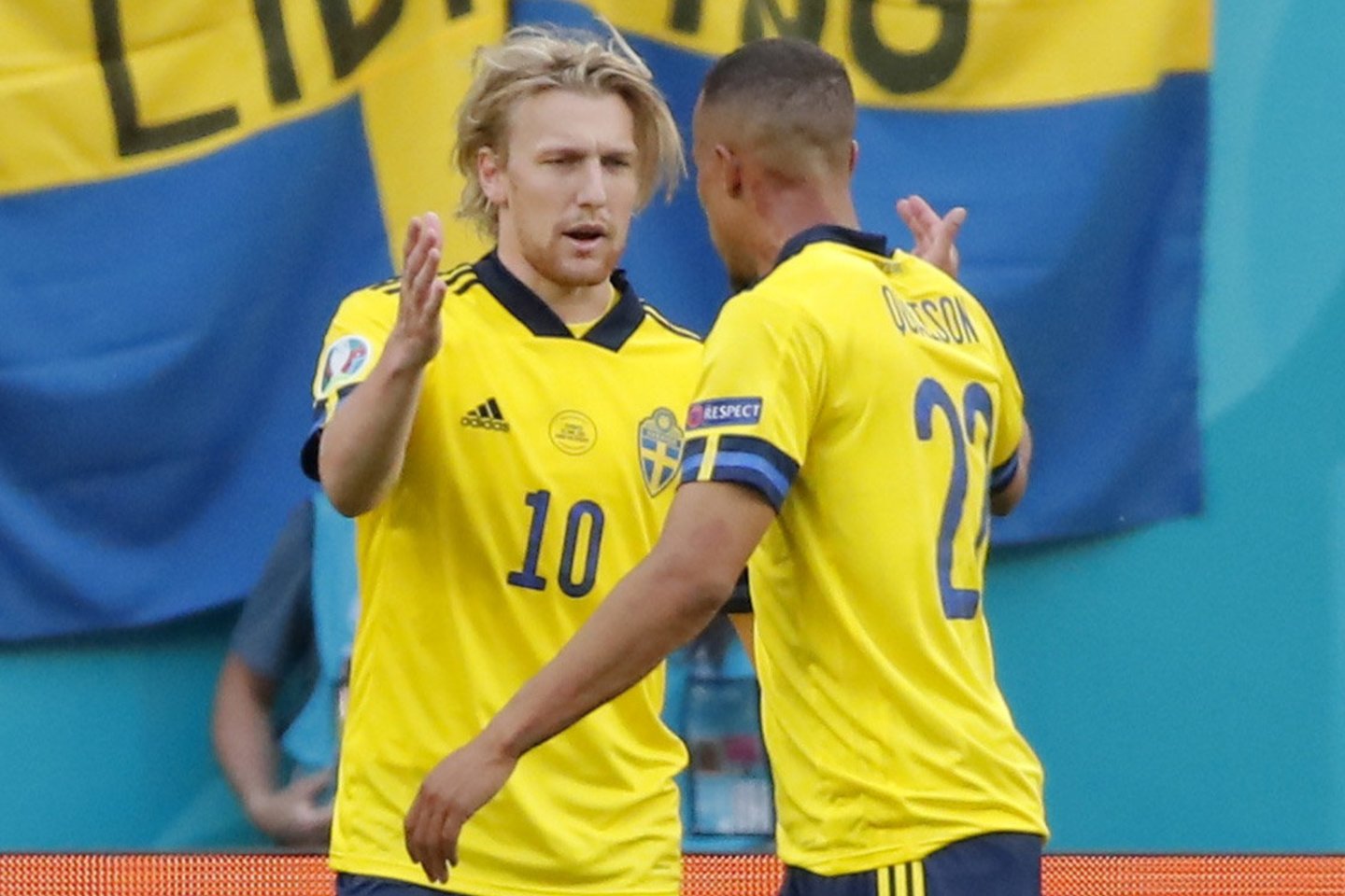 Švedijos futbolininkai iškovojo svarbią pergalę.<br>Reuters/Scanpix nuotr.