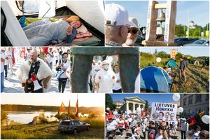 Kas liko marširuotojų žygio užkulisiuose? Palapinių miestely nuskambėjo ne tik atviri prisipažinimai 