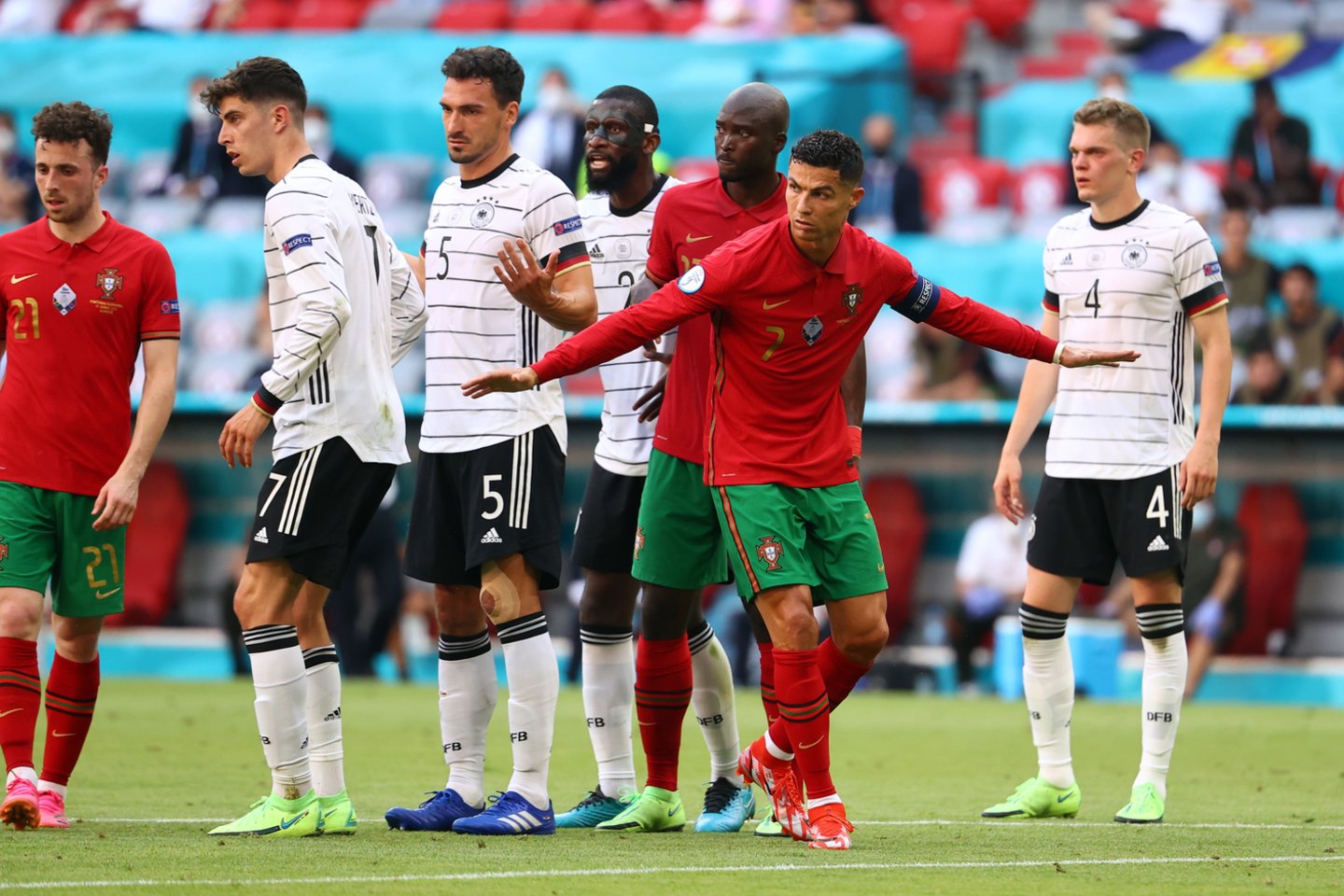  Vokietija nepasigailėjo Portugalijos ekipos.<br>AFP/Scanpix nuotr.