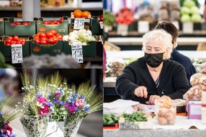 Ant turgaus prekystalių – jau vasariškos gėrybės: ne visos kainos „kandžiojasi“