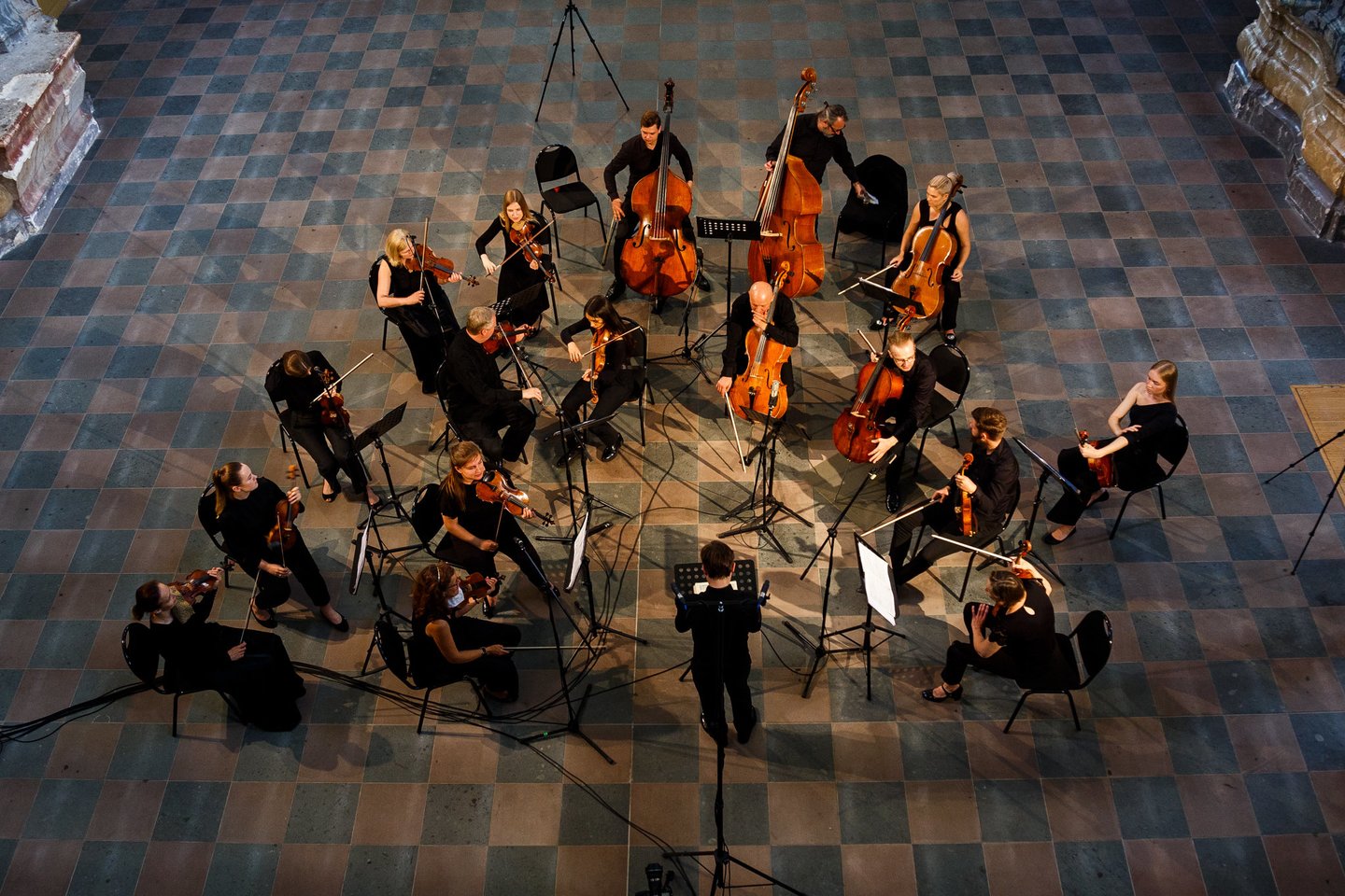  Šv. Kristoforo kamerinis orkestras didžiuojasi pristatydamas pirmąjį tarptautinį kompozitorių konkursą. <br> Pranešimo nuotr. 