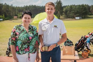 LTOK prezidentės D. Gudzinevičiūtės taurę iškovojo 14-metis golfo talentas G. Mackelis