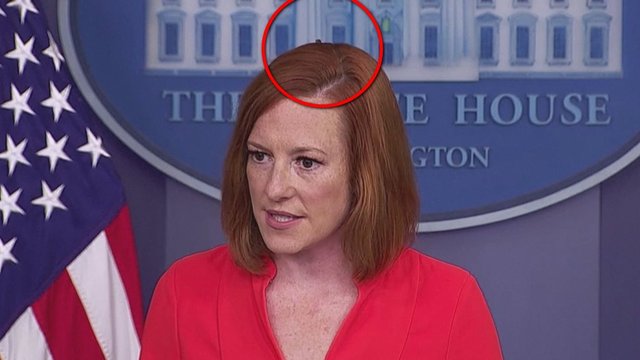 Baltųjų Rūmų salė leipo juokais: akyli žurnalistai sekretorės plaukuose aptiko netikėtą radinį
