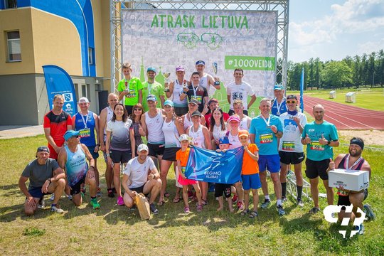 30 laipsnių karštis – nė motais: Aurimas Skinulis finišavo Elektrėnuose su šypsena