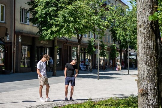 Panevėžiečiai po rekonstrukcijos renkasi į pagrindinę aikštę – atskleidė, ką ten galima pamatyti
