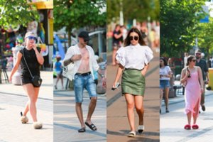 Palangoje atostogautojai demonstravo laisvą stilių