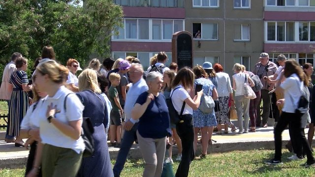 80-osios Holokausto Lietuvoje metinės: Gargžduose žmonės rinkosi prisiminti šiuo laikotarpiu žuvusių žydų