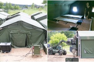 Pabradėje aidėjo šūviai: maištaujantys pabėgėliai bandė pasprukti iš palapinių miestelio