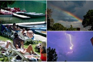 Planuoti savaitgalį bus sunku: žemė maišysis su dangumi, pasirodys ir kamuoliniai lietaus debesys