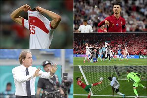 „Euro 2020“ grupių etapo įdomybės: nuo kritusių rekordų iki didžiausių nelaimėlių