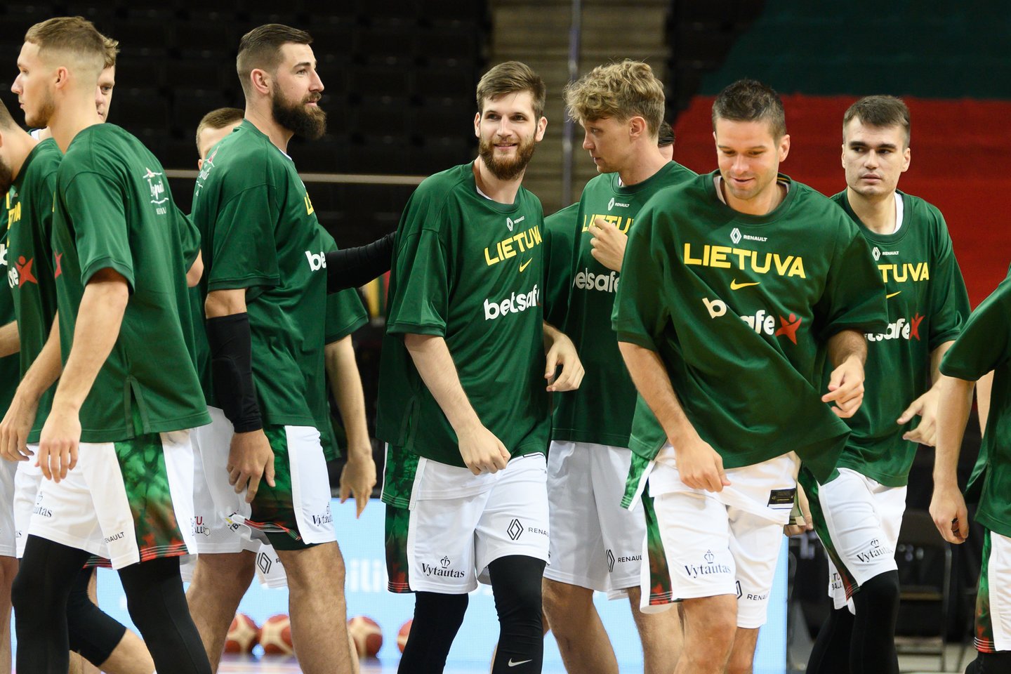 Lietuvos ir Dominikos Respublikos rungtynių akimirka.<br>V.Skaraičio nuotr.