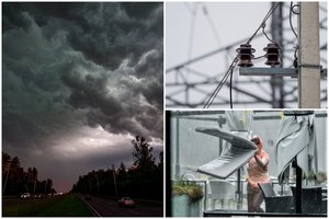 Praūžusios audros padariniai: apie 3 tūkst. šalies namų ūkių dar neturi elektros