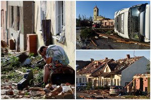 Čekiją nusiaubė tornadas: pražudė mažiausiai 5, sužaloti – šimtai žmonių