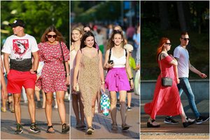 Palangos J. Basanavičiaus gatvės stilius: nuo karščio gelbėjo suknelės, šortukai ir marškinėliai