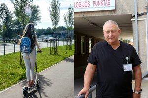 Traumatologai griebiasi už galvų: vasara – traumų metas, bet didžiausią pavojų kelia viena transporto priemonė