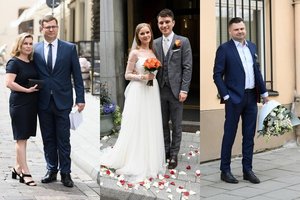 Lino Kojalos ir jo išrinktosios Ievos vestuvėse – ir žinomi veidai