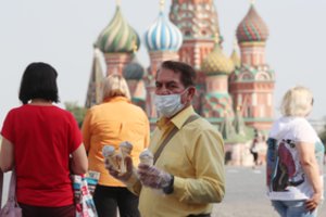 Maskvoje – naujas mirčių nuo koronaviruso rekordas