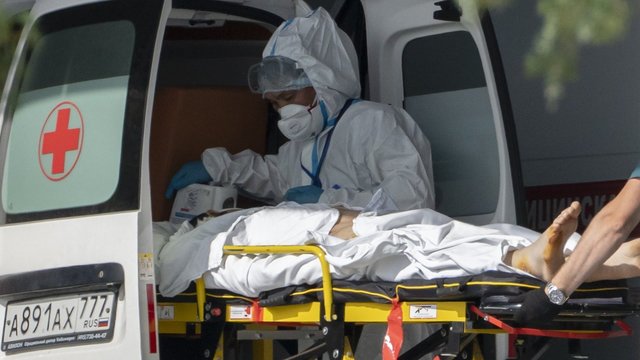 Maskvoje užfiksuota 114 mirčių nuo COVID-19: tai – didžiausias skaičius nuo pat pandemijos pradžios