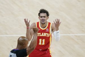 T. Youngas užlipo teisėjui ant kojos – po šio momento „Atlanta Hawks“ prarado iniciatyvą ir pralaimėjo „Milwaukee Bucks“