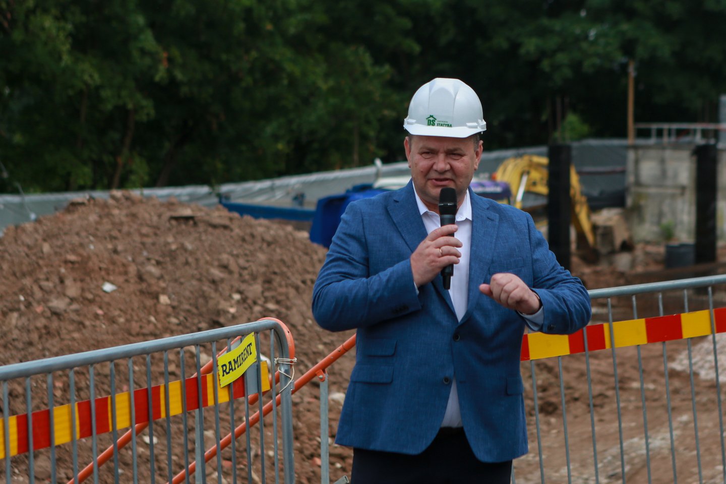  Statybos darbus ketinama užbaigti iki 2022-ųjų pabaigos.<br> G.Bitvinsko nuotr.