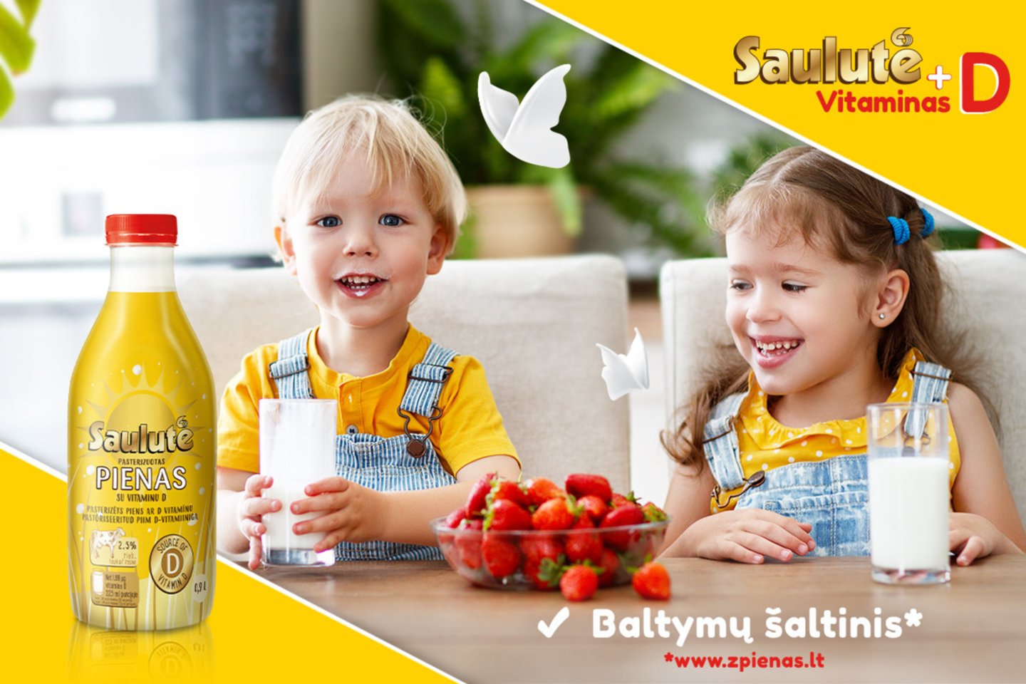 Pieno gaminių inovatorė, kurios gaminamus produktus pamėgo ne tik Lietuvos gyventojai, tarp kitų gaminių siūlo ir vitaminu D papildytus pieno produktus „Saulutė“ – pieną, grietinę bei varškę.