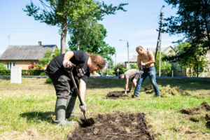 Panevėžyje vyksta archeologiniai tyrinėjimai: specialistai ieško žmonių palaikų