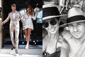 Ką tik susituokę F-1 pilotas Nico Hulkenbergas ir lietuvaitė Eglė Ruškytė laukia pirmagimio