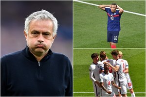 Ypatingojo J. Mourinho verdiktas: prancūzai krito, nes negerbė futbolo, o Anglija žais „Euro 2020“ finale