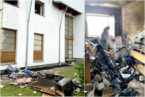 Panevėžio moterų vienuolyną nusiaubė liepsnos: iš tualeto grįžusi moteris rado degančią lovą