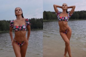 Indrė Burlinskaitė lepina gerbėjus pritrenkiančiais kadrais: išdavė grakštaus kūno paslaptį 