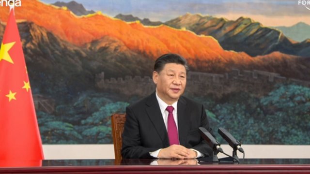 Xi Jinpingas per Kinijos komunistų partijos 100-ąsias metines sveikino „negrįžtamą kursą“
